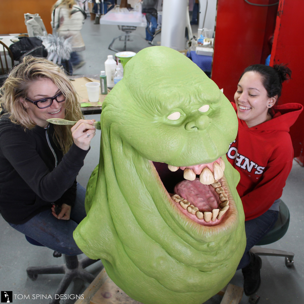 Happy #GhostbustersDay! We love being able to work on restoration & conservation projects from our favorite childhood films. Check out more of our paranormal activities here: bit.ly/TSDGhostbusters

#Ghostbusters #TomSpinaDesigns #movieprops #whoyagonnacall