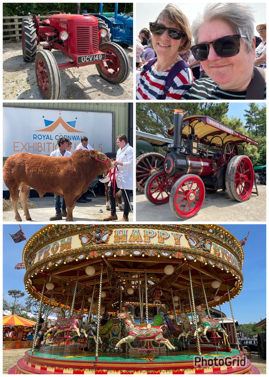 nicolab03's tweet photo. Fabulous day at @RoyalCornwall Show. Tractors, steam engines, farming and all the fun of the fair. #RoyalCornwallShow #lovecornwall #bittired https://t.co/9X6JMBtDuX