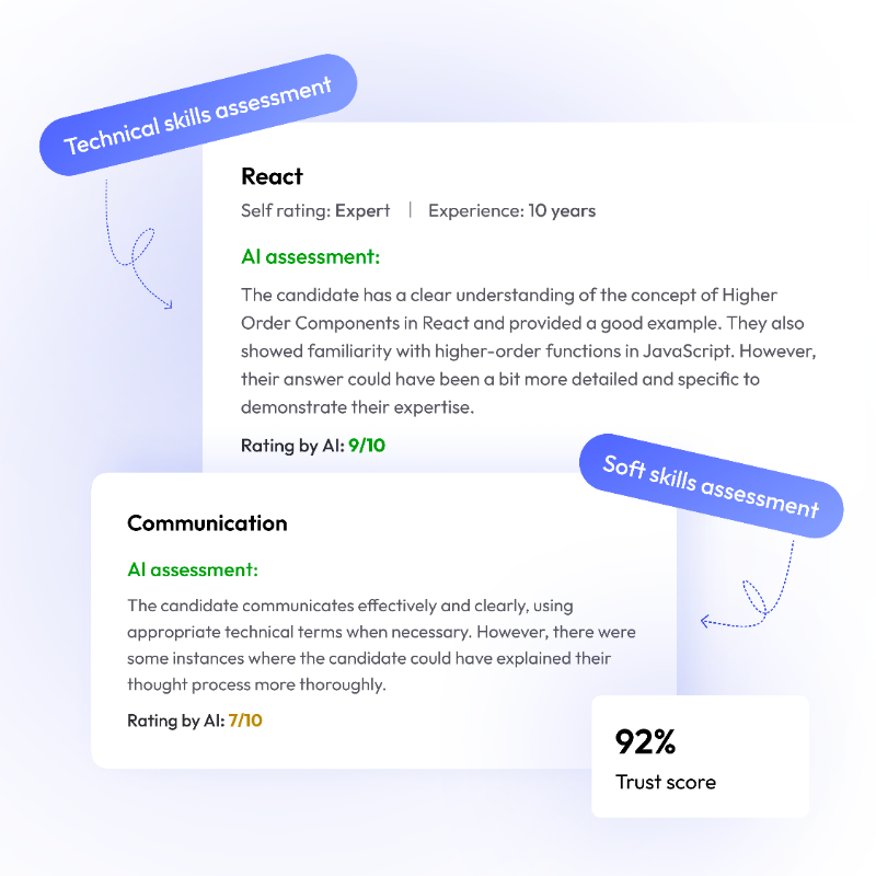aliansarinik's tweet photo. Introducing GPT-VETTING: 

the live pre-screening tool that enables you to objectively assess engineers skills'

With gpt-vetting, you gain access to a highly efficient talent vetting solution. 

Reserve your spot on the waitlist now and enjoy free access for the next 60 days.