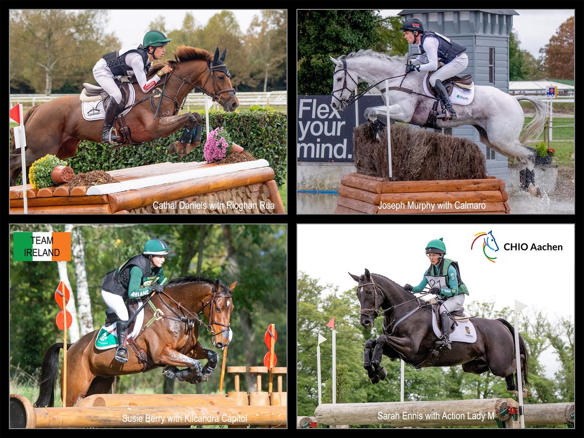 irisheventing's tweet photo. HSI’s Interim Eventing High Performance Director Dag Albert has selected the Irish Team for the Nations Cup at CHIO Aachen in Germany.

Susie Berry with Kilcandra Capitol.Sarah Ennis with Action Lady M.Joseph Murphy with Calmaro. https://t.co/QuiS8esNtZ