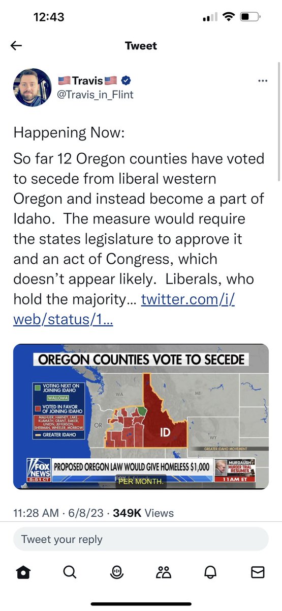 Lomfl😂. Just go ahead and move to Idaho then, you bunch of white nationalists. The rest of #Oregon wouldn’t be sad to see you go.