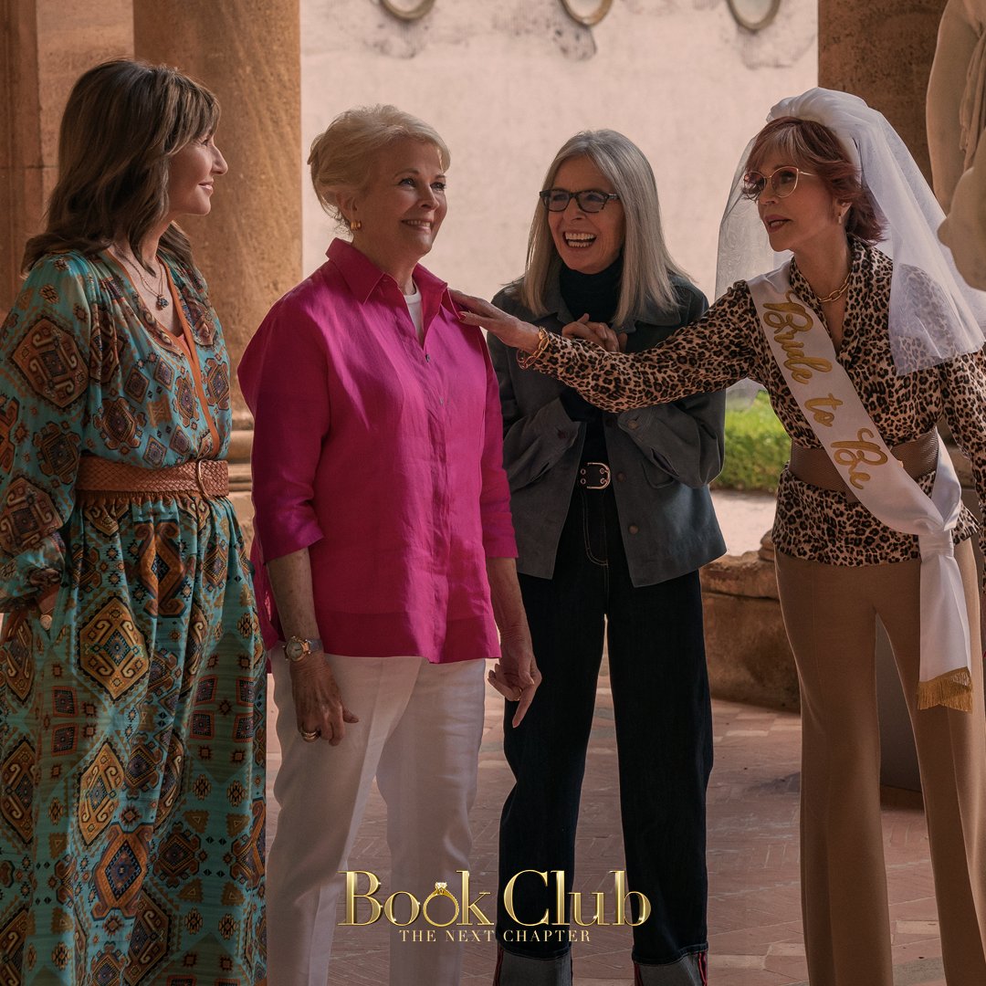 Like a fine wine, the best friendships only get better with time ❤️

Grab your group for #BestFriendsDay and watch #BookClub: The Next Chapter, on demand now!

🎥: bookclubthenextchapter.com