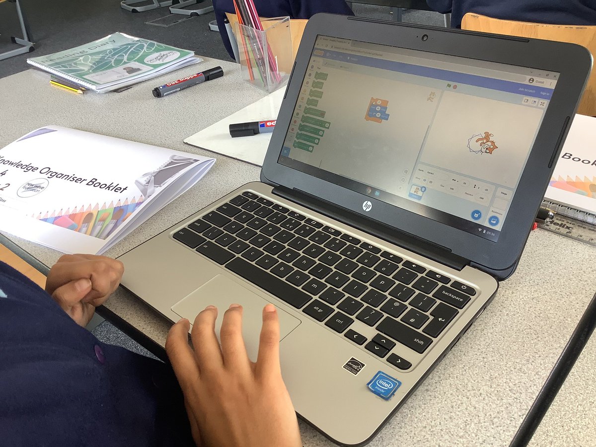 Today 4T started out new computing unit on coding. We used Scratch (and our knowledge organisers) to help up develop our skills and language. @TFPrimaryN1 @NewWaveFed #ict #computing