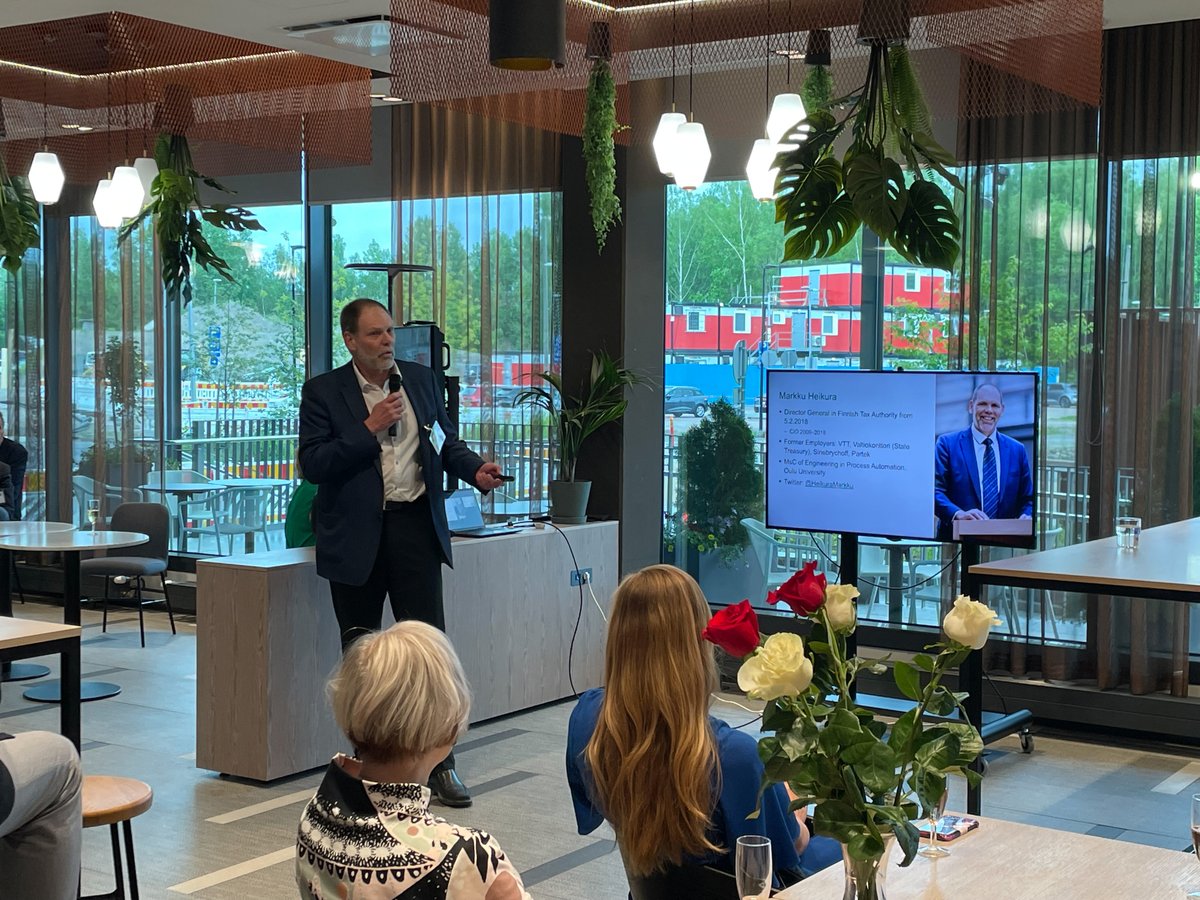 We've just wrapped up another successful alumni event! 🎉 It was such a pleasure to see so many familiar faces 🤗

A special thank you to our speakers: <a href="/HeikuraMarkku/">Markku Heikura</a> from <a href="/Verouutiset/">Verouutiset</a> and VTT's <a href="/ahavasara/">Antti Vasara</a> &amp; <a href="/LPartanen/">Lotta Partanen</a> 🙌

#VTTalumni