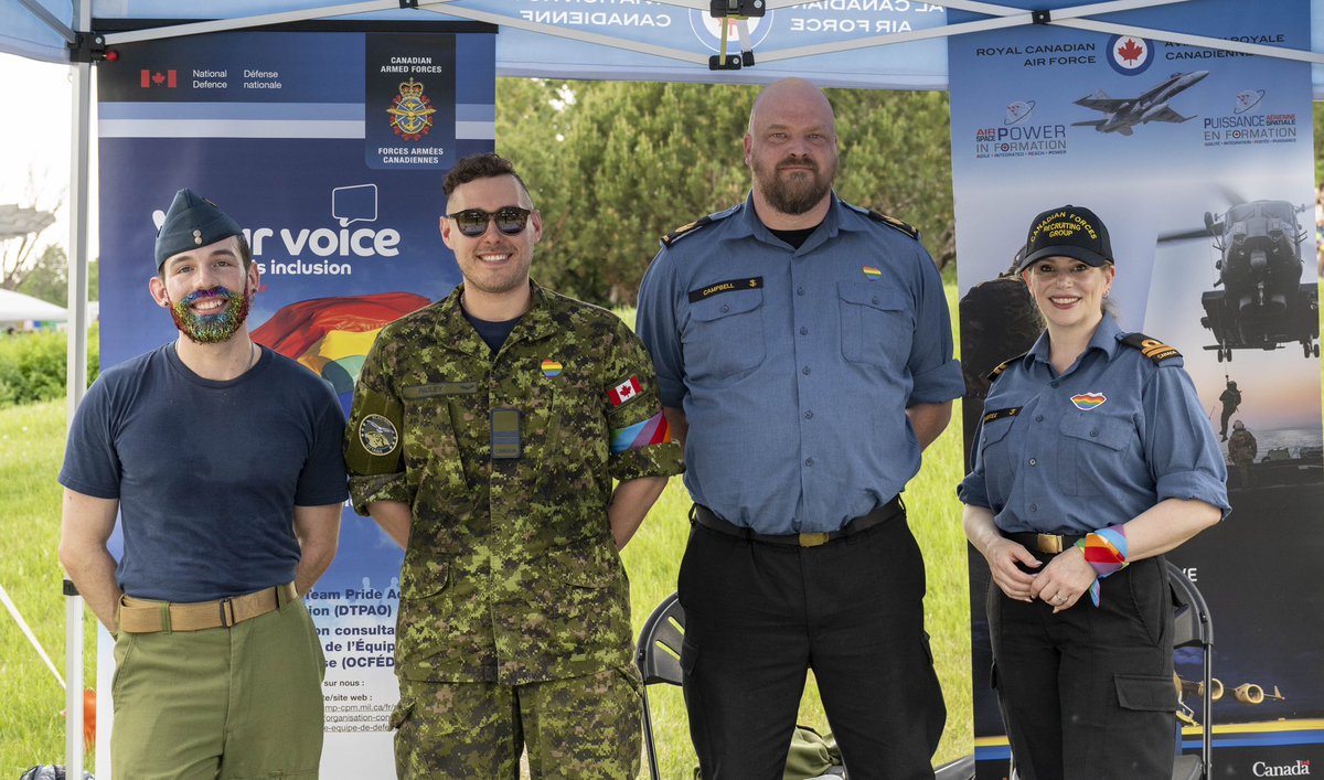 Celebrating love, diversity and inclusivity! On June 4, RCAF members participated in the Winnipeg Pride Parade. #PrideSeason is a time to reflect on the fact that while progress has been made, 2SLGBTQI+ persons in Canada continue to face discrimination every day.