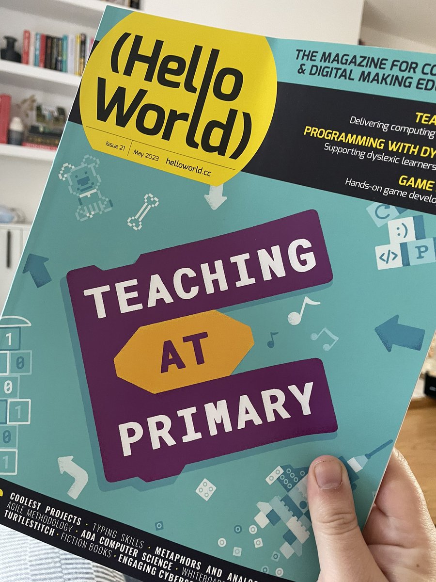 SIMMS Primary Computing (@simmspricomp) on Twitter photo Looking forward to getting into this! What insights can we add to our teaching?
Get your FREE download <a href="/HelloWorld_Edu/">Hello World Magazine</a>
helloworld.raspberrypi.org Looking forward to getting into this! What insights can we add to our teaching?
Get your FREE download <a href="/HelloWorld_Edu/">Hello World Magazine</a>
helloworld.raspberrypi.org