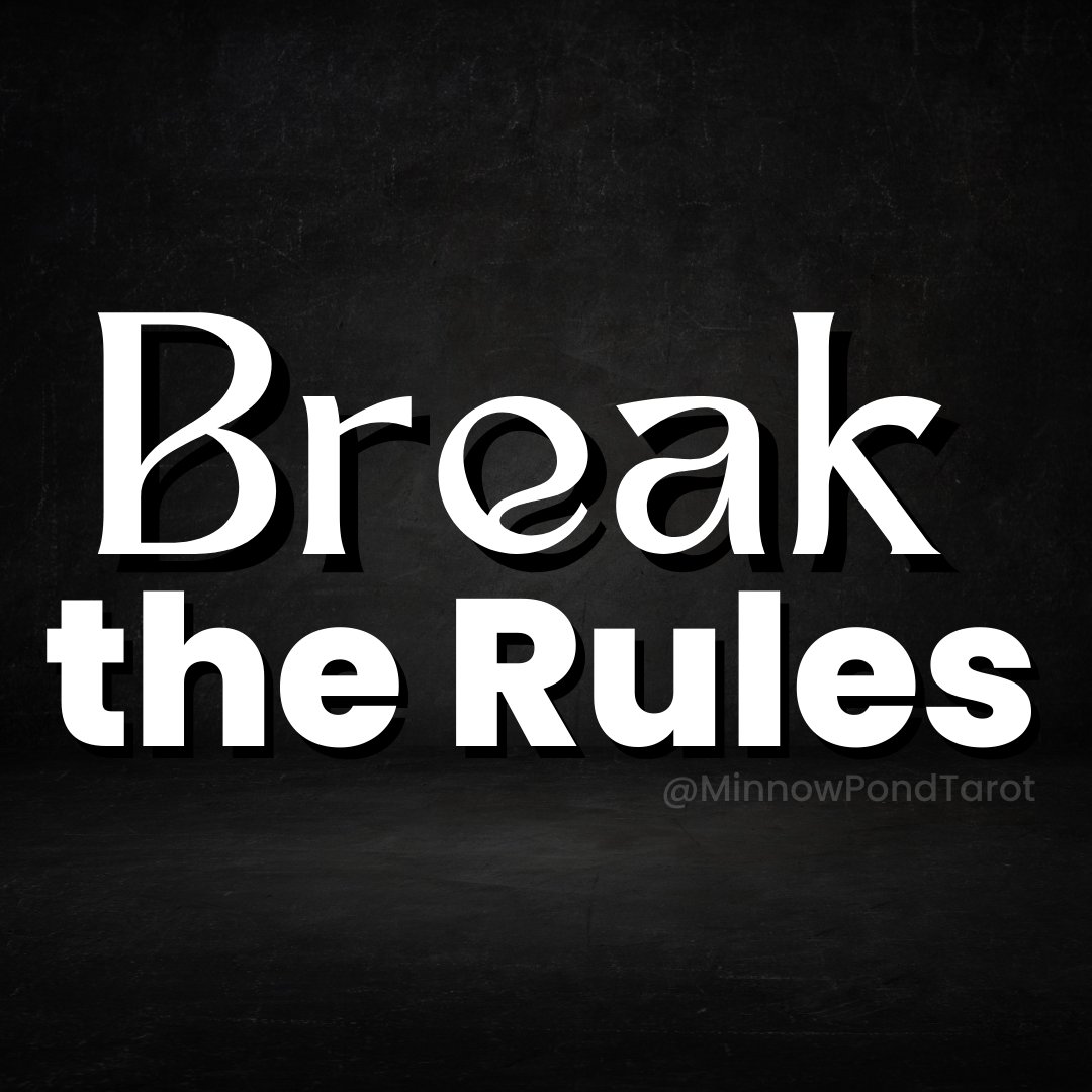 minnowpond's tweet photo. 👍 if you're playing by your own rules from now on!
🪬https://t.co/p5C4K1MYXb👈 All of your readings
🗞️https://t.co/Sor44YO1wX👈 Newsletter and more!
#tarot #astrology #breakrules https://t.co/KaAg5uDuHE