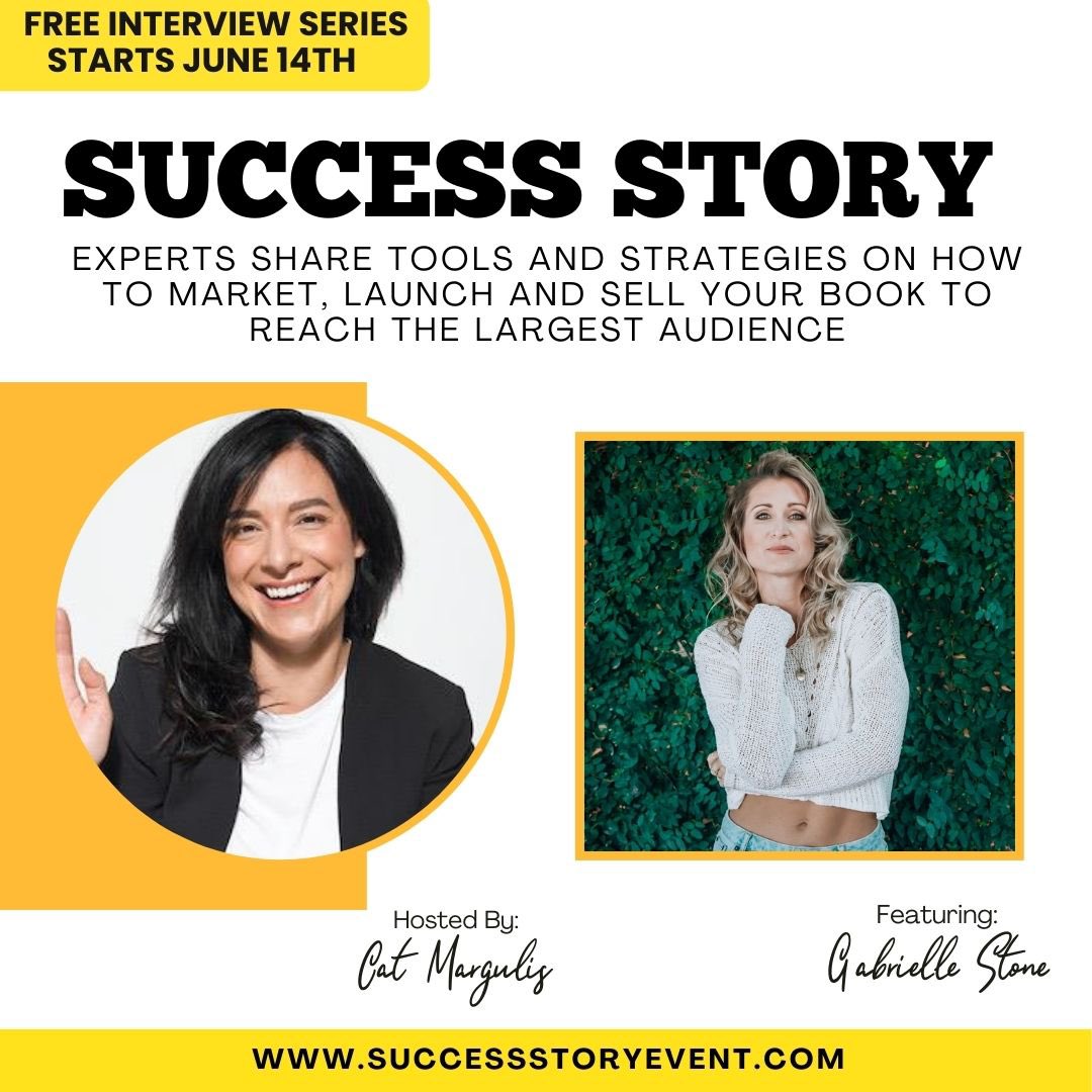 Gabrielle Stone (@gabriellestone) on Twitter photo I'm so excited to share my expert interview in this video series: Success Story is packed with tools and strategies you can use immediately to launch, market and sell your book. Join free now: register.successstoryevent.com/GabrielleStone I'm so excited to share my expert interview in this video series: Success Story is packed with tools and strategies you can use immediately to launch, market and sell your book. Join free now: register.successstoryevent.com/GabrielleStone