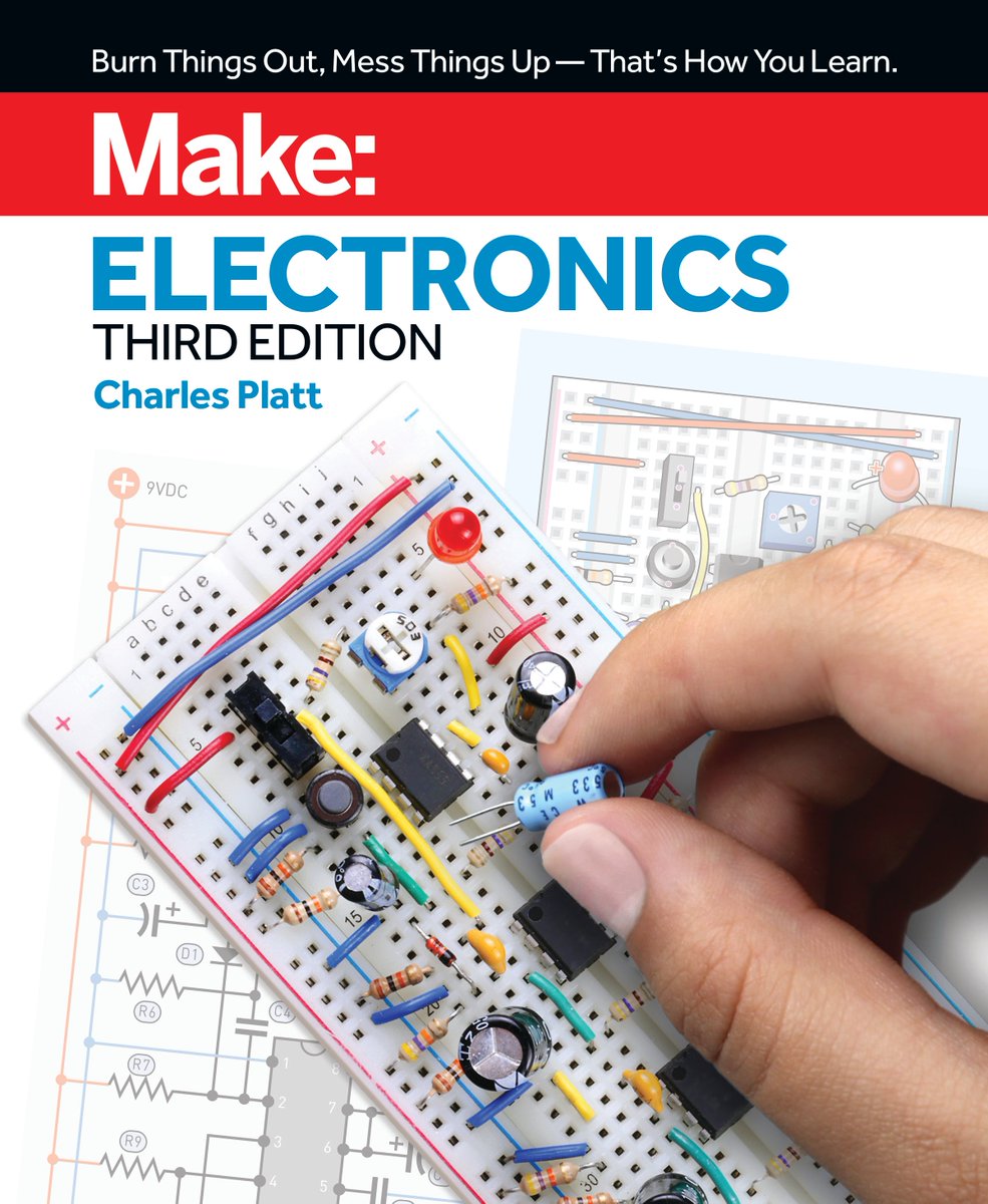 MakerShed's tweet image. @Make: #Electronics is on #sale for 25% off! Completely re-re-written with most photos and #schematics replaced and updated, this latest iteration of Charles Platt&apos;s seminal beginner&apos;s guide to #electronics continues the &quot;learning through discovery&quot; model. buff.ly/42nw9Vh