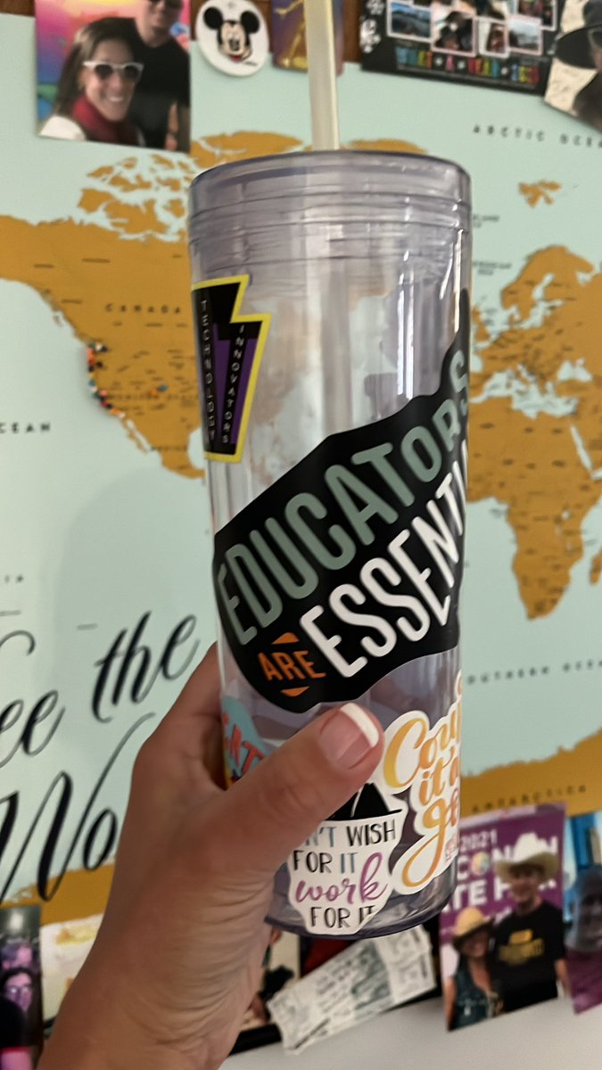 Awe yeah, #ISTEchat!!! I’ve been chuggin’ away out of my
favorite cup this week to get ready for @ISTEofficial @ISTEcommunity #ISTElive23!! 🥳🥤