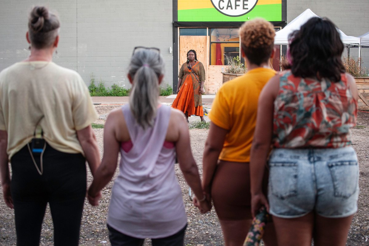 Today our #Tbt  is "Life Born of Fire". A performance based ritual of song, music, poetry and movement. It is an invitation to be together-- to grieve, and to heal. If you wish to have a hand in helping visions  like this come to life, use the link in our bio to donate!