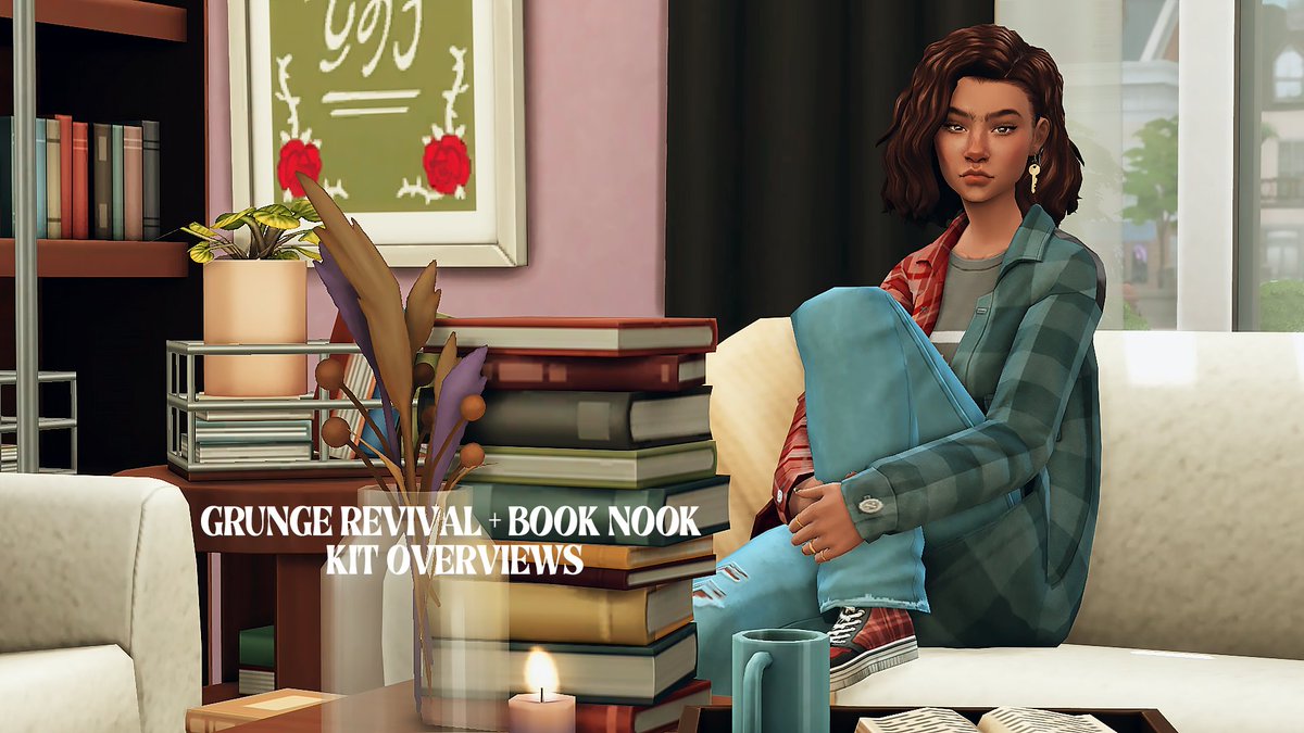 Finally taking a look at all the new stuff that came in the new kits 🥹📚⛓️
#TheSims4 #GrungeRevivalKit #BookNookKit 

🔗youtu.be/h36J_OobUWI