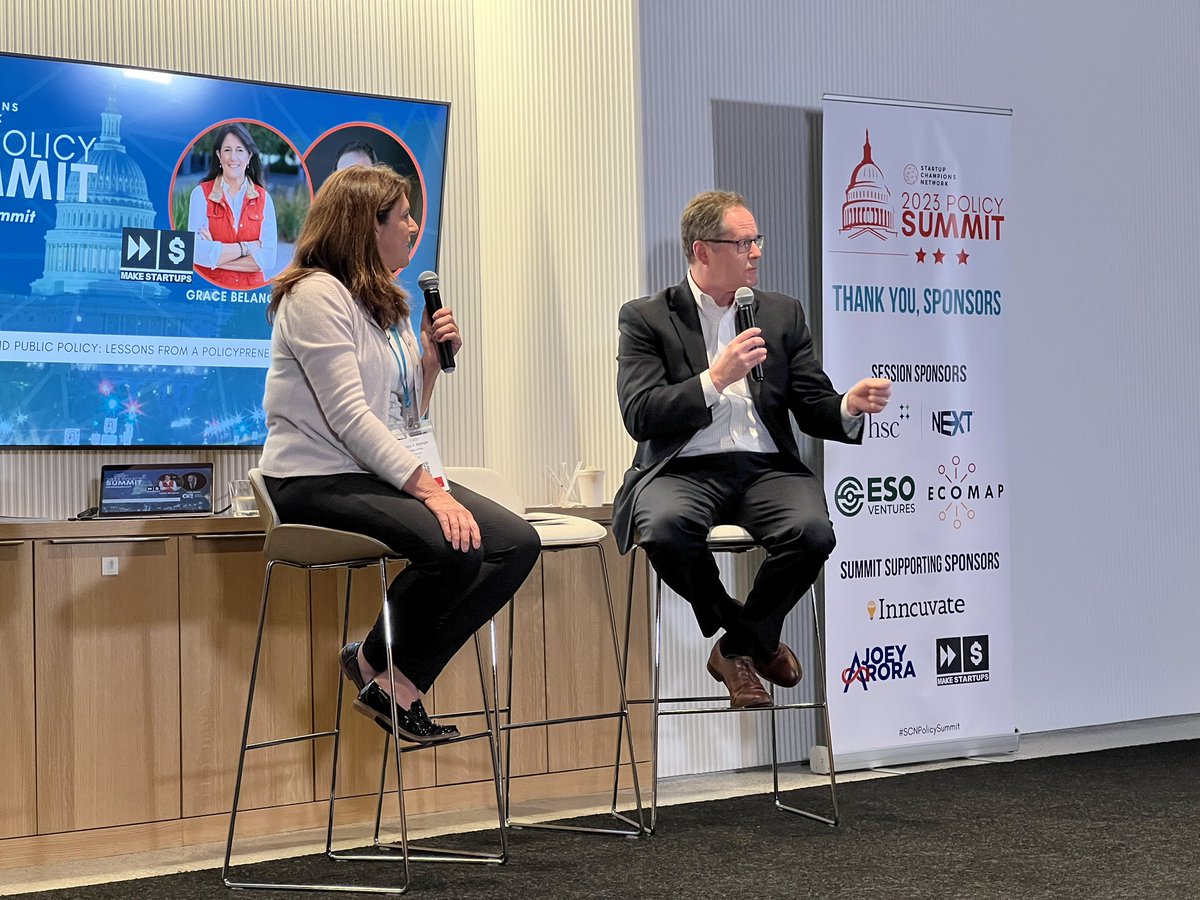 Where does economic growth come from? 
1. New businesses are the disproportionate source of innovation 
2. Startups are responsible for virtually all net new job creation
3. Entrepreneurship in America has been in decline for 4 decades
<a href="/startupsUSAorg/">Center For American Entrepreneurship</a> 
#SCNPolicySummit