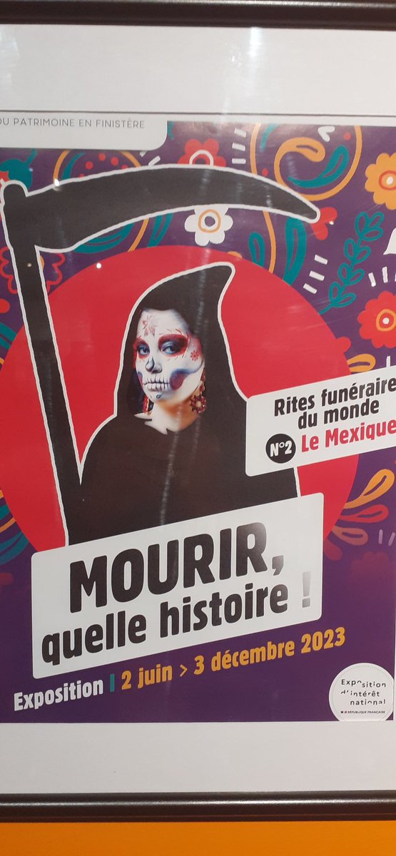 JFCTribord's tweet photo. vernissage de l'exposition "Mourir, quelle histoire !" Abbaye de Daoulas et chemin du patrimoine en Finistère. https://t.co/vrgZWfEuv7