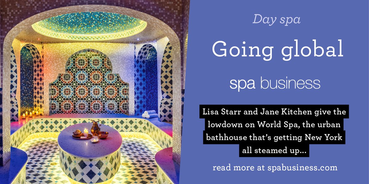 A pleasure to team up with @JaneKitchenSB for @spabusinessmag  to experience #WorldSpa #Brooklyn and with ROI expected in just a year, it's hardly surprising they plan to take the model to more cities.
#dayspa #wellness #spatreatment #urbanbathhouse 
bit.ly/3P3msZh