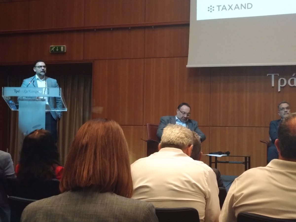 Costas Savva is on stage giving more insights on:
'International Tax Developments and their Impacts on the Planning Reform: Tax Incentives, Green Growth and Global Mobility'.

#taxtreaty #corporatetax #taxconsultant #transferpricing #internationaltax #taxand #taxandcyprus