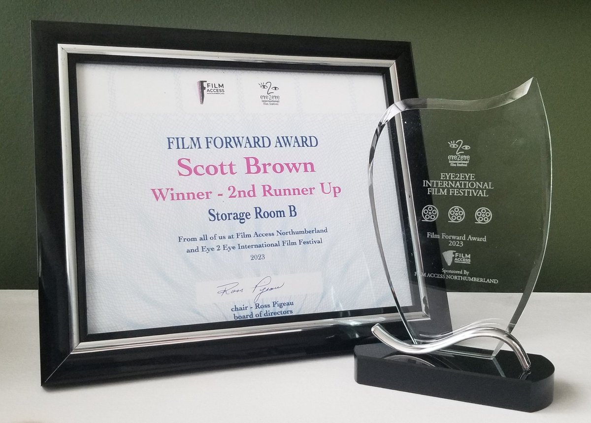 Our film won a Film Forward Award (2nd Runner Up) at the Eye2Eye International Film Festival in Cobourg, ON! Thanks to Film Access Northumberland. It was an incredible event!

#filmfest #filmfestival #horrormovies #indiefilm #cobourg #film