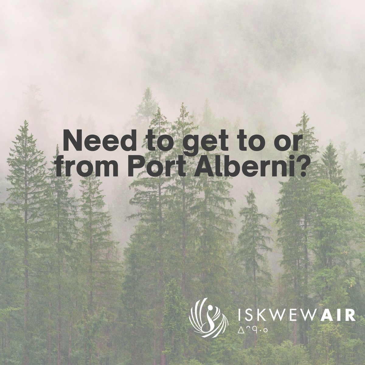 Our team is offering charter services between Qualicum Beach Airport (CAT4) and Alberni Valley Regional Airport (CBS8) as a result of Highway 4 closure due to wildfires so that we can support in getting people where they need to be.