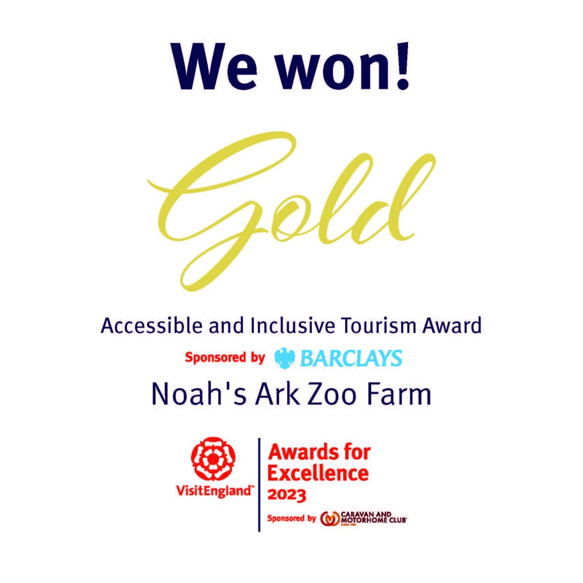 🏆 Award winners! 🏆 
Last night our team went to the @VisitEnglandBiz excellence awards 🥇
We are delighted to announce that we were awarded with a Gold Award for Accessible and Inclusive tourism.

📸 Credit: VisitBritain/Daniela Luquini

#VEAwards2023 #awards