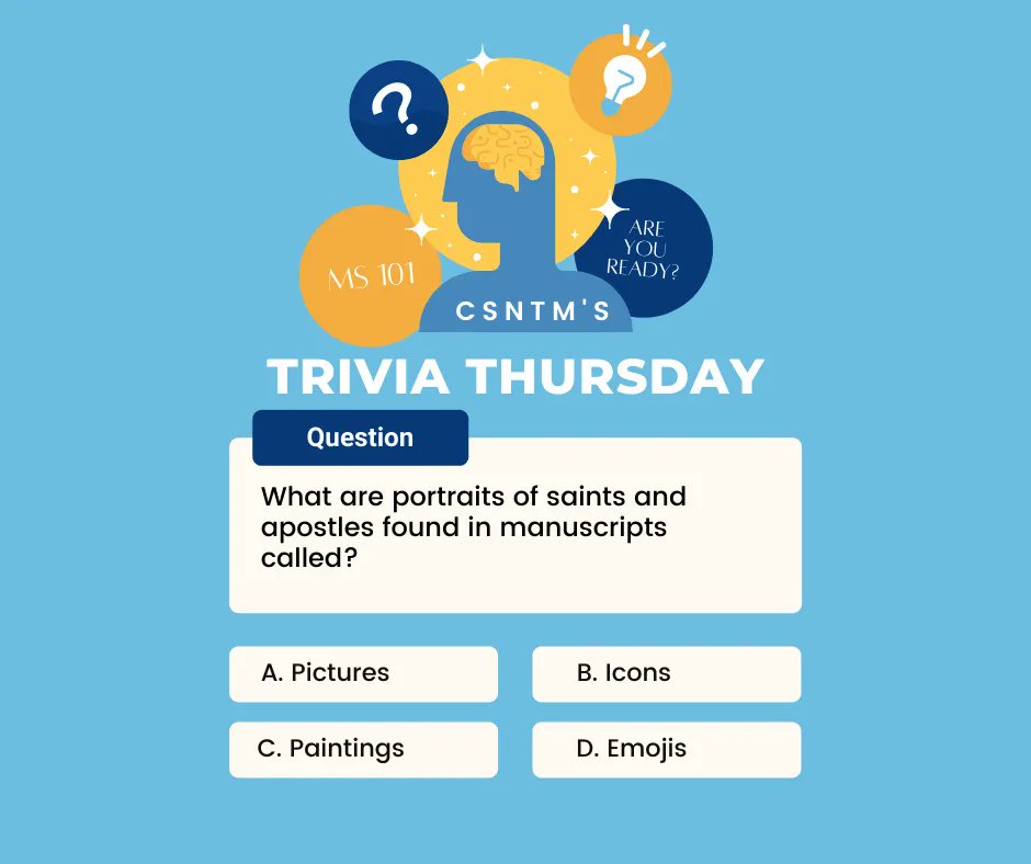 We're kicking off #TriviaThursday this month with a question about the illustrations in manuscripts. Comment with your answer!