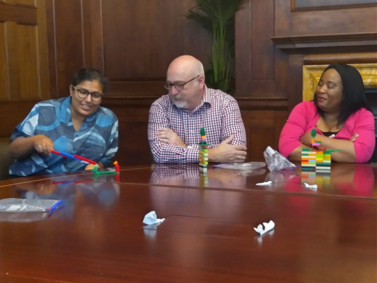 Incredible day with the #SE_CEIF team exploring clinical education alongside practice with the use of #legoseriousplay - huge thanks to @ProfChrisBurton for facilitating with such a creative way of learning. @LEGO_Group @FNightingaleF @NHSHEE_SEast