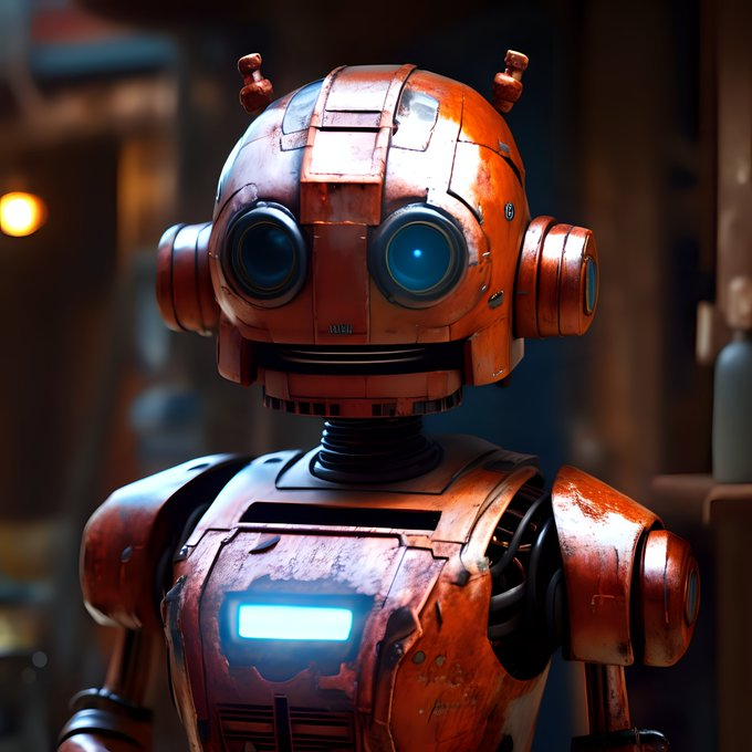 BinanceBunnco's tweet photo. Evil robot 1/1, 0.70 ꜩ https://t.co/iopmlkIU7j #nfts #tezos #objktcom #pfp #ai #No57 https://t.co/USe2e0P3UP