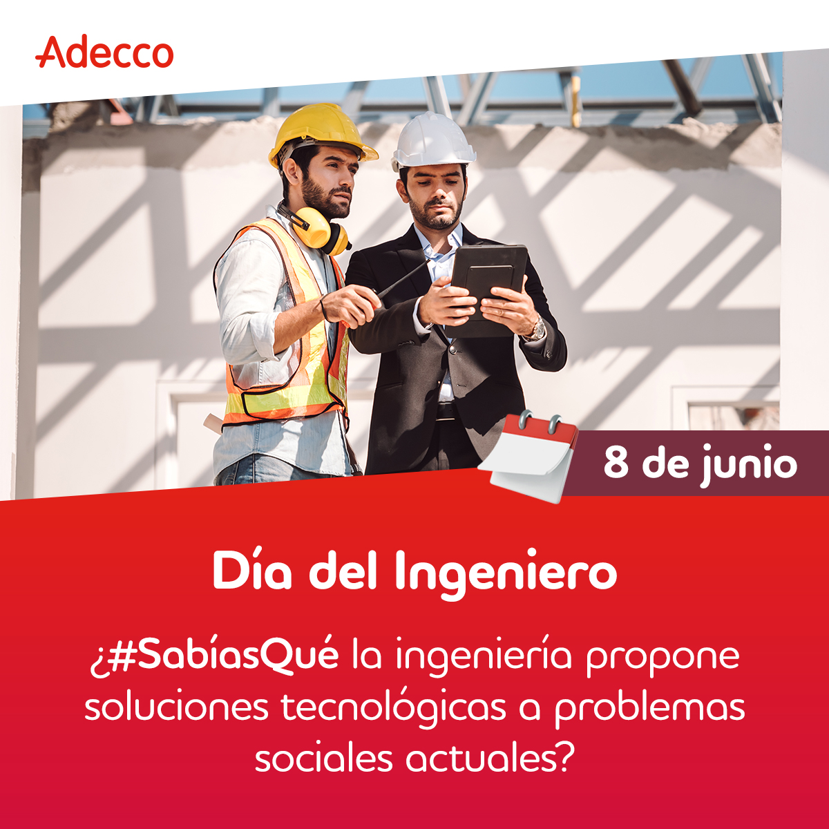 Un(a) ingeniero(a) es quien ayuda a dar forma y solución a nuevas propuestas. ¡Feliz día del Ingeniero(a)! #Ingeniería #Peru #8dejunio #Talento