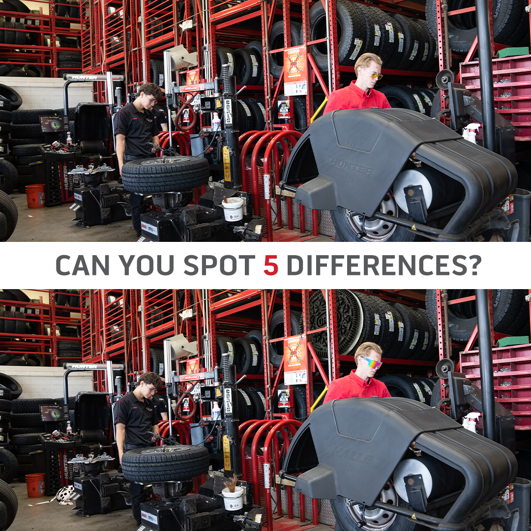 AmericasTire's tweet image. Can you SPOT 5 differences? (See what we did there? 🐶😜)

#photohunt #spotthedifferences #tire #tires #tirebalancer