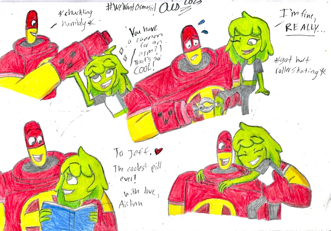 Riley and Papa Pill Drix comin’ at’cha! 💚🔬🛼💊🍒🫧 

#WEWANTOSMOSIS! 💧🔬💊🦠

#OsmosisJones #OzzyAndDrix #RileyCadherin #Drix #DadDrix #PapaPill #RebootProposals #WarnerBrothers #WB #Animation #FireDavidZaslav #AnimationIsForEVERYONE #WritersStrike #WGA #DoTheWriteThing