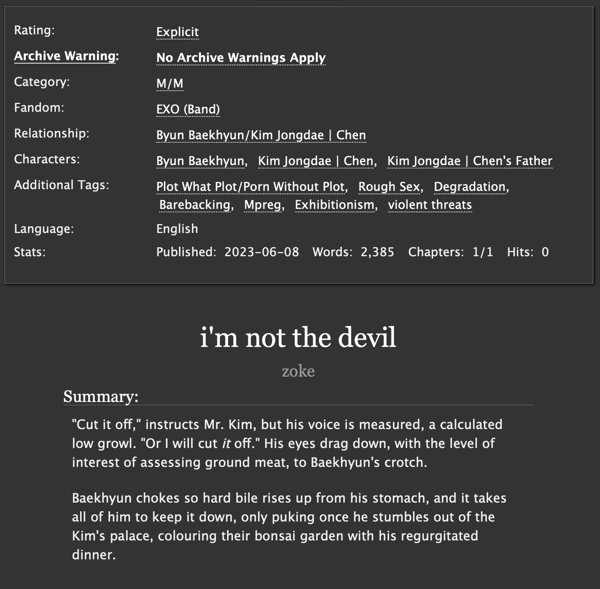 baekchen 2.3k nc17 pwp, please heed the tags archiveofourown.org/works/47739619 💛