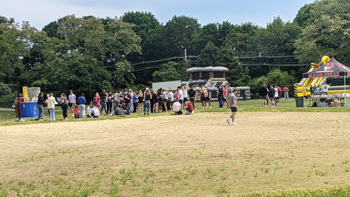 MHS - Field Day for the Class of 2023 this afternoon.  Lots of fun and yearbooks distribution.