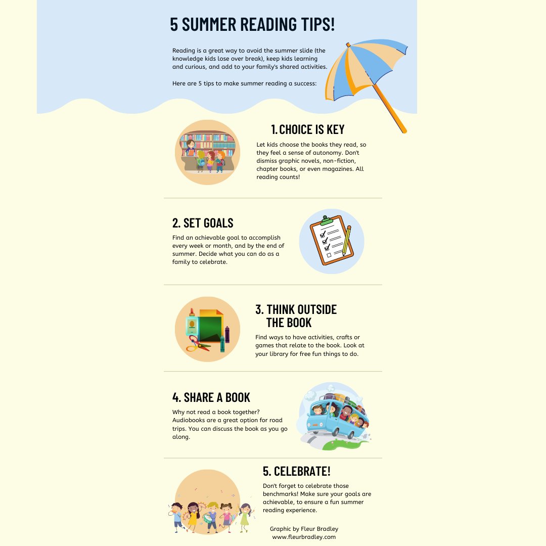 Looking for some summer reading inspiration? Here are a few ideas to make reading fun for kids (and you :-): #kidlit #mglit #amreading #SummerReading #library #booksforkids