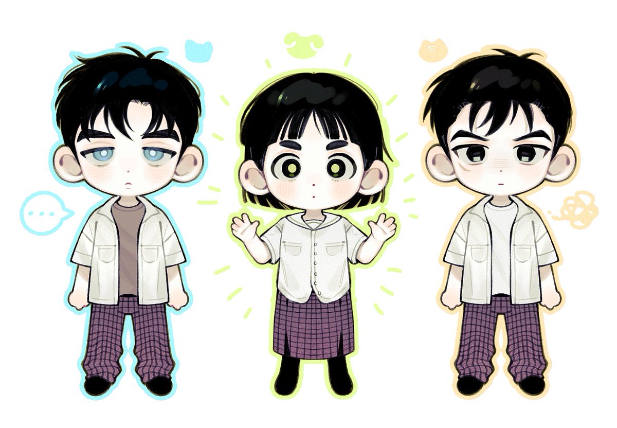 🐱💙🐶💚🐯🧡