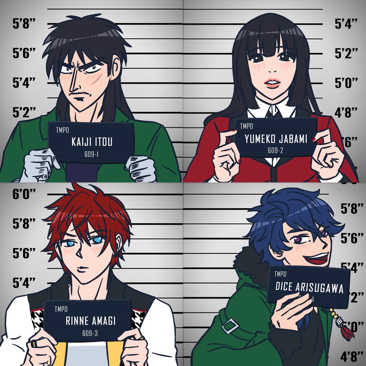 gamblers not-so-anonymous 🎰
their collective debt can rival a modest-sized country's gdp!!
#kaiji #yumekojabami #rinneamagi #dicearisugawa
#kakegurui #enstars #hypmic