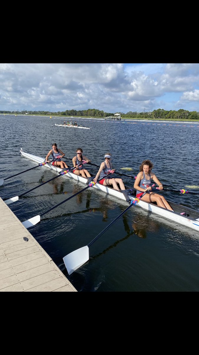 Awesome morning for the Hawks at Youth Nationals! The Men’s Quad finished 8th in their time trial and earned a spot in the A/B Semifinals tomorrow! The Women’s Quad finished 18th and secured a spot in the C Final this Saturday! 
<a href="/HadTwpSports/">HT Sports</a> 
<a href="/HaddonTwpHS/">Haddon Township HS</a>