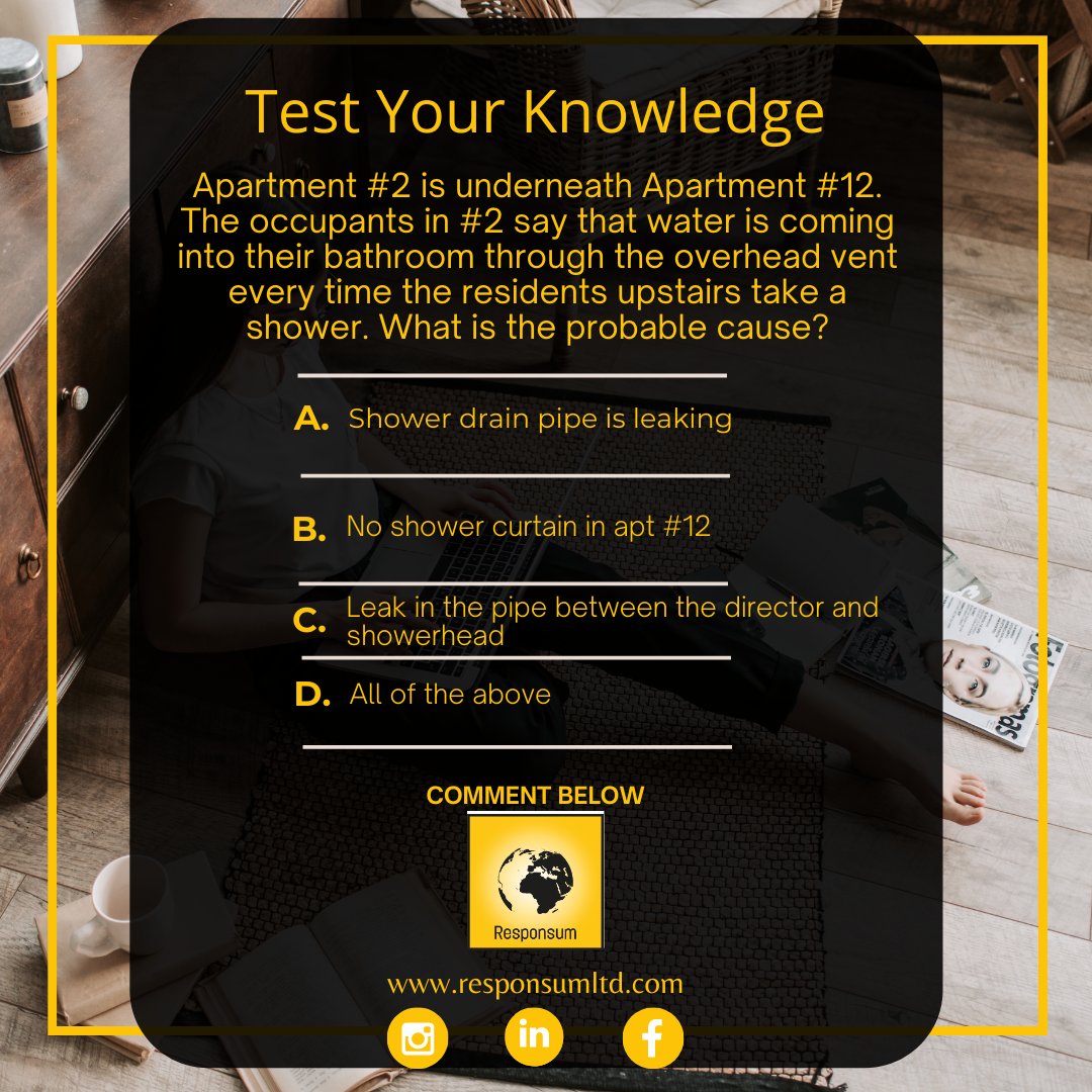 📝 Test your Building Services knowledge 🎓

#TestYourKnowledge by @responsumltd

#BuildingServices #BuildingDesign #BuildingEngineering #CIBSE #BuildingServicesRecruitment #MEP #MEPEngineering #MEPEngineer #Rics #PropertyDesign #architecture #Construction #Urban #Design