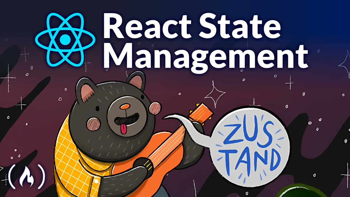 When you're building a modern web app, you'll need an efficient way to manage state.

And the Zustand library can help. 

Learn how to use it for state management, how its API works, what features it has, & more in this course – find it live on freeCodeCamp's YouTube channel.