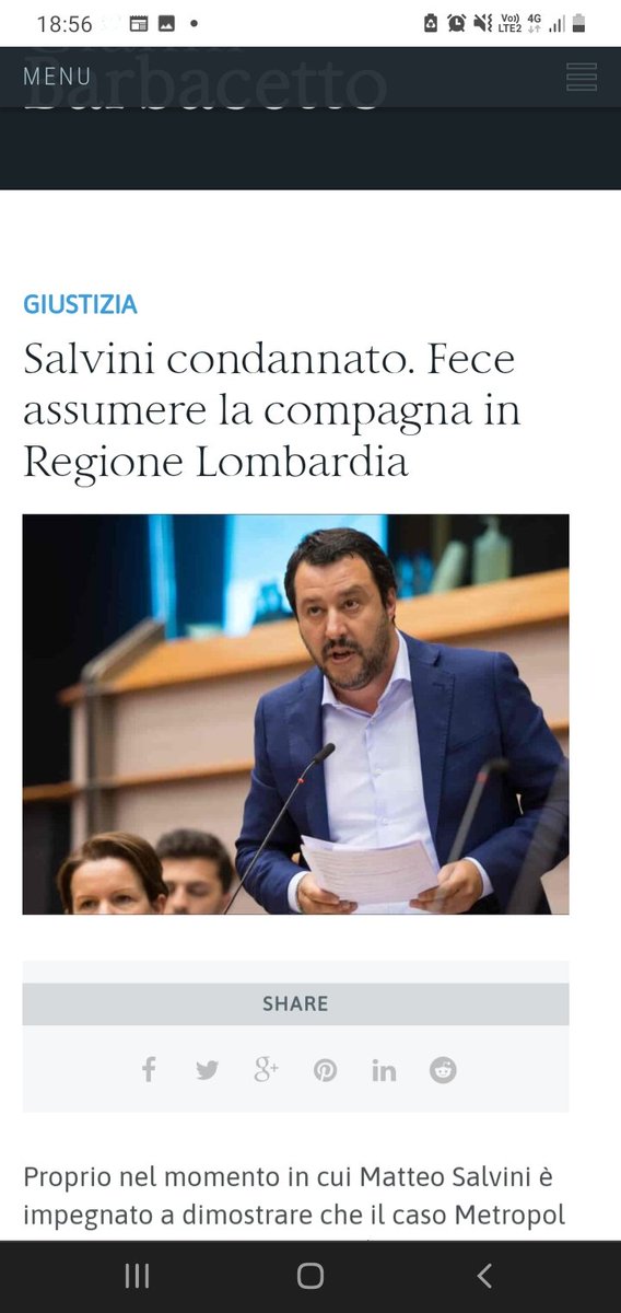 Regione Lombardia la mucca da mungere della Lega.
La moglie di Giorgetti condannato per truffe alla regione Lombardia.
Salvini ci piazza la sua ex con il doppio dello stipendio.
Fontana vende le camicie del suo cognato per milioni.
Merde 🤮🤑😡😡😡