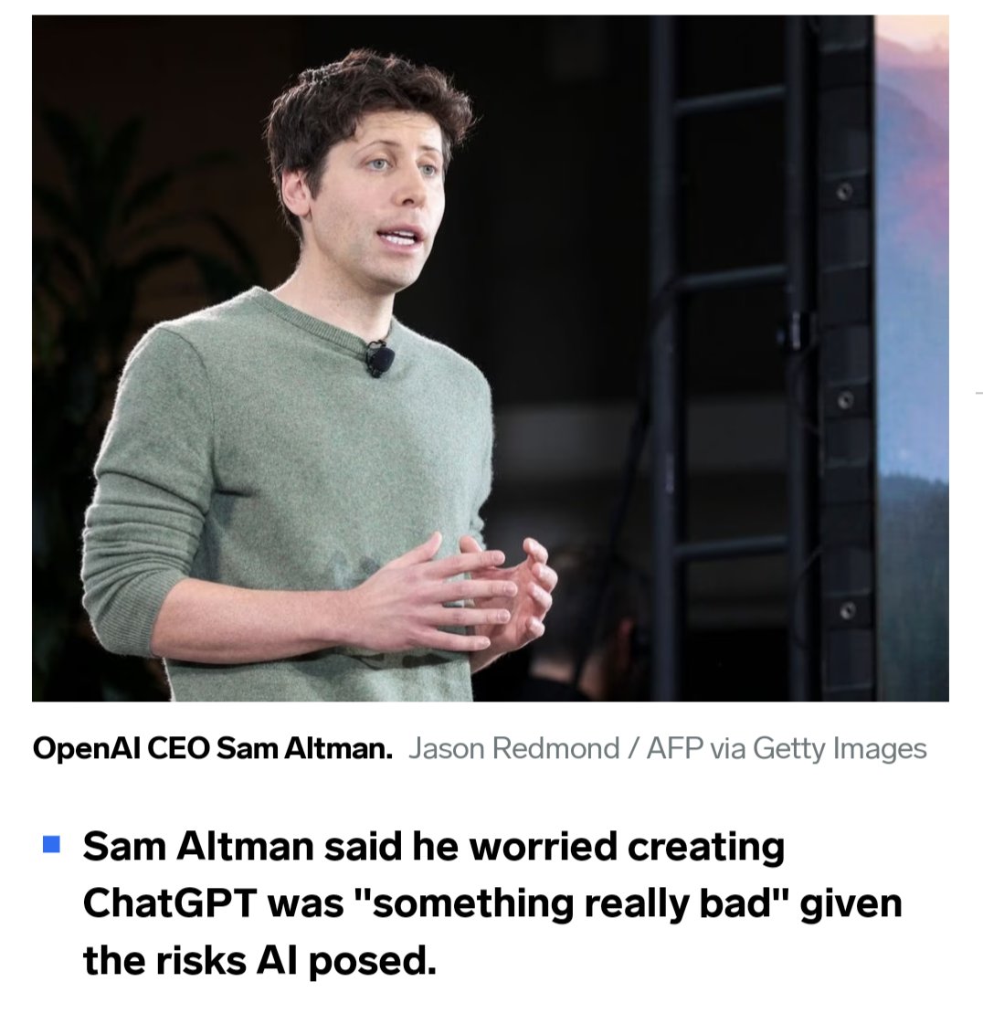 SmokeAwayyy's tweet image. Sam Altman: &quot;What I lose the most sleep over is the hypothetical idea that we already have done something really bad by launching ChatGPT&quot;