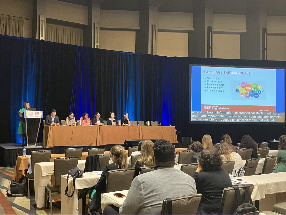 acialliance's tweet photo. ACI Alliance Board Member Dr. Brittney Sprouse speaking during the panel on “Cultural Consideration During Early Implantation: Exploring Language as a Barrier to Hearing Healthcare” #CI2023Dallas https://t.co/uPFcSsp1hc