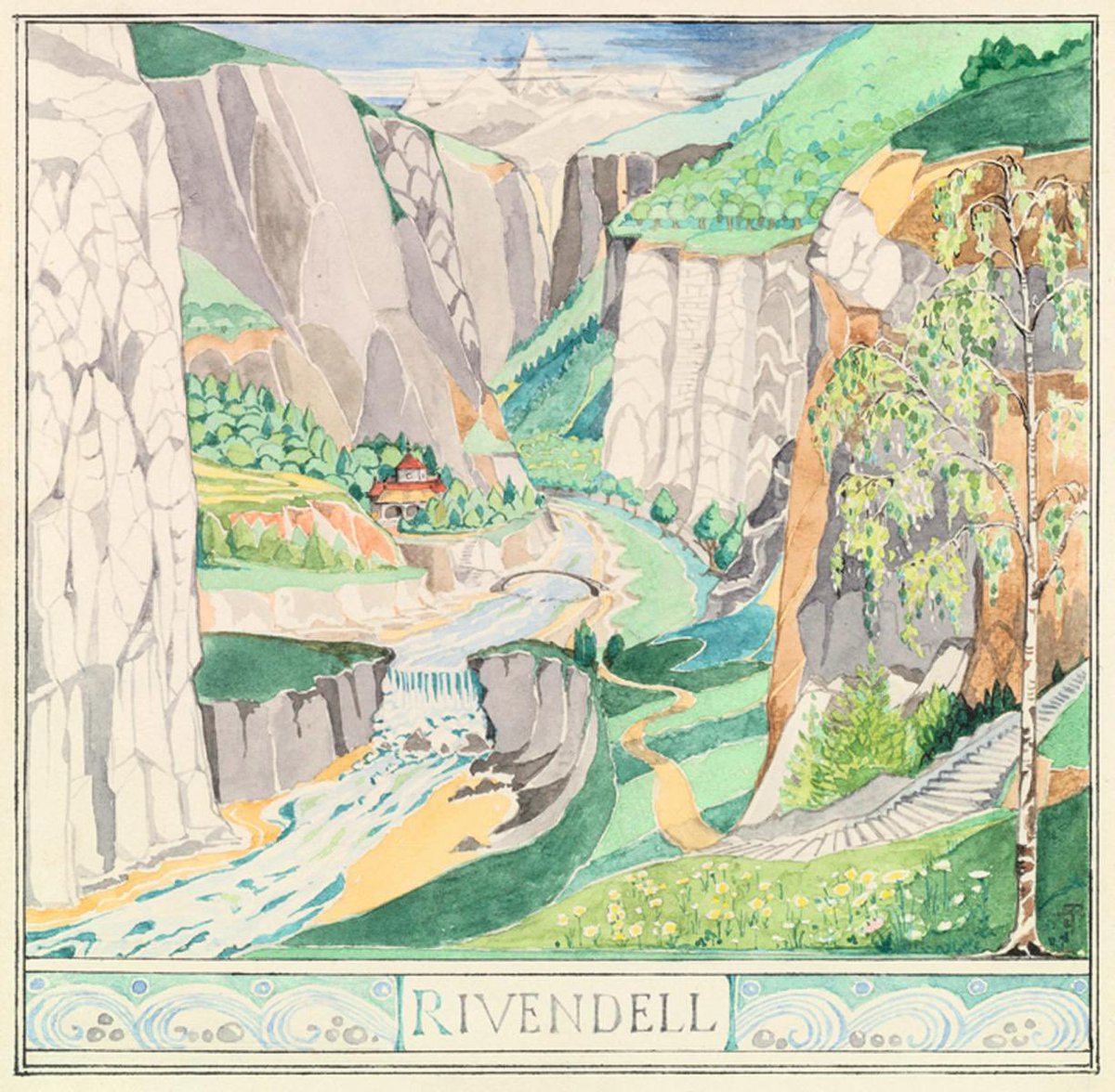 LandofLoreFilms's tweet photo. J. R. R. Tolkien’s own illustrations for The Hobbit

#Tolkien #TheHobbit #illustration https://t.co/zVYZv9PQVD