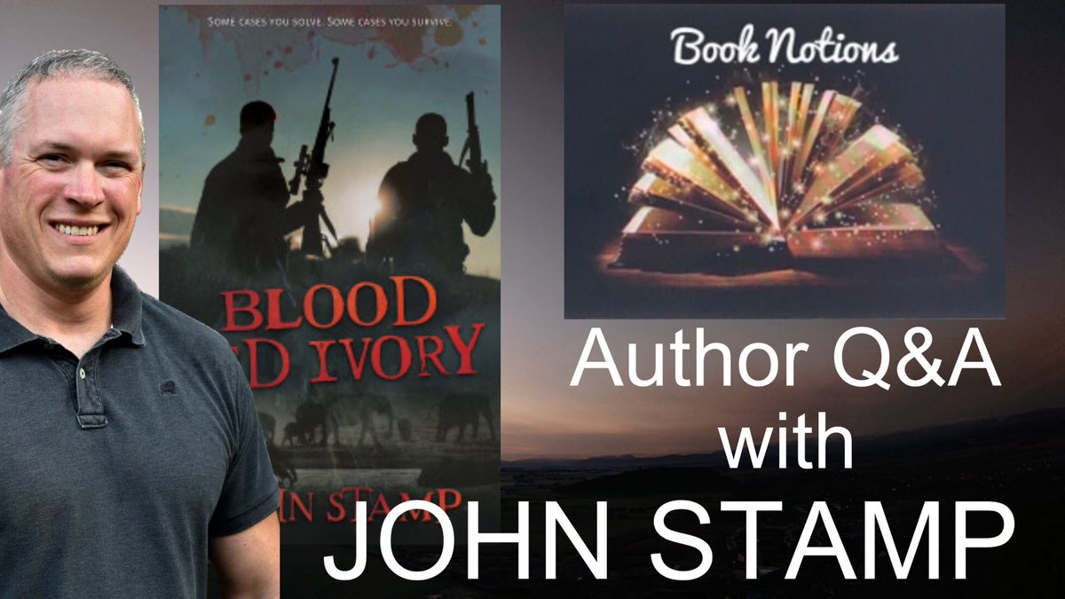 JohnStampBooks's tweet photo. Just featured in an author Q&A on the #BookNotions #blog with Bianca to discuss my #writing career, latest book “Blood Red Ivory” & #podcast @Thats_Criminal.
Check it out here:
https://t.co/XlTPeMxri5 https://t.co/Id97Qr1zw0
