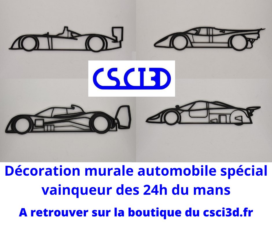 Décoration murale logo Peugeot - CSCI3D
