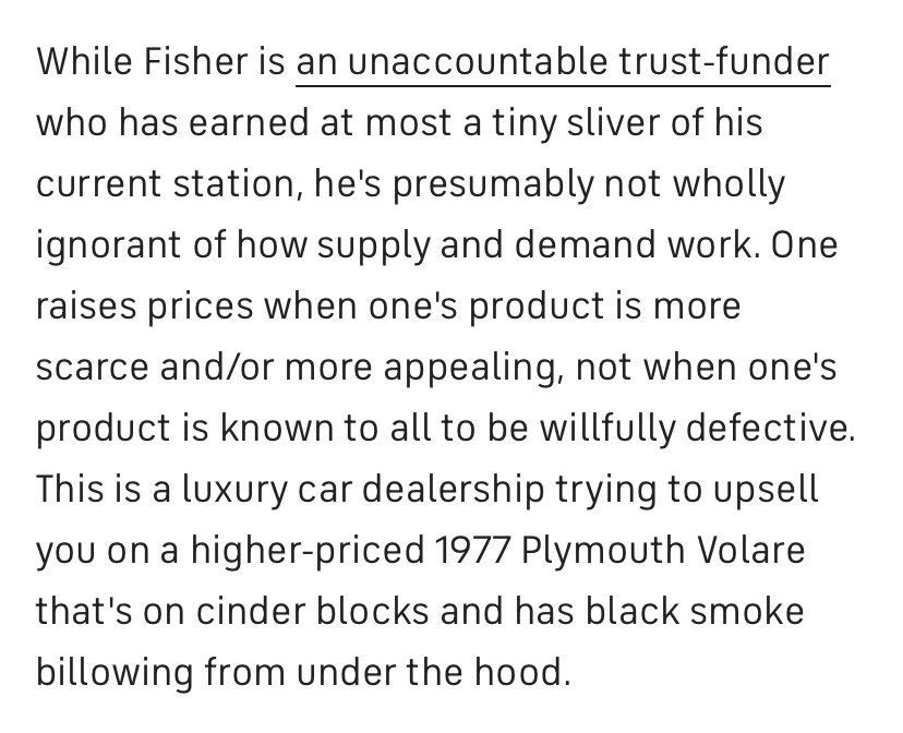 I think this is the best article on John Fisher I’ve ever read
