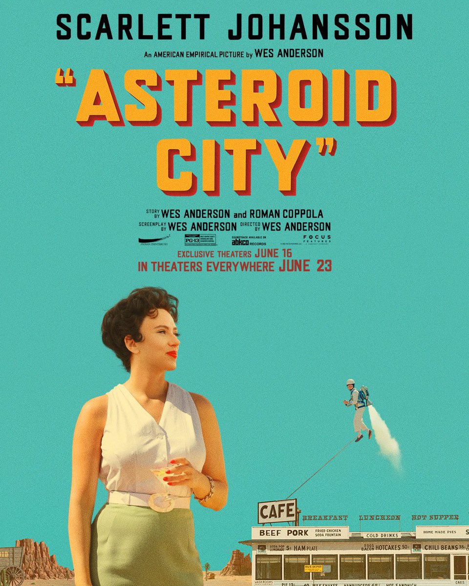 CineDeev's tweet photo. ¡Lo prometido es deuda! @UniversalMX me dio 5 pases dobles para que se vayan a ver “#AsteroidCity” el próximo martes 13 de junio - 8 pm en 
Cinemex patriotismo o cinepolis paseo acoxpa. 

FOLLOW, FAV Y RT para participar.  🚀 https://t.co/47SWUvr2Hu