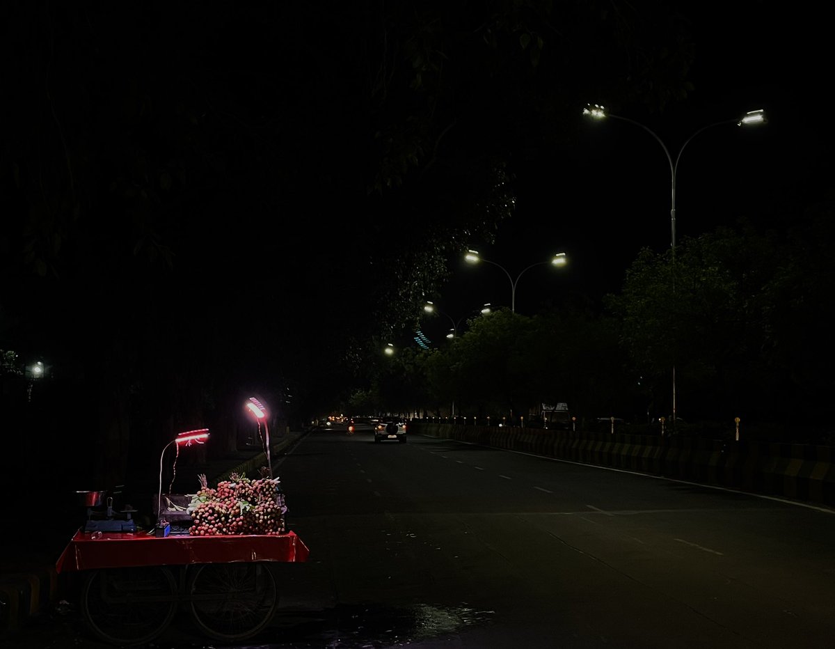 #RandomClick #streetvendor #litchi #nightphoto #photography #ThePhotoHour