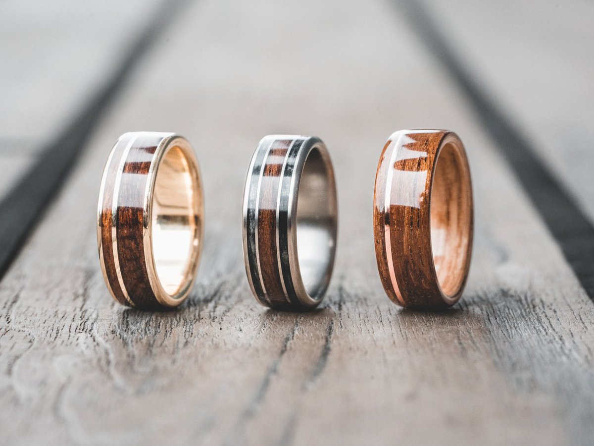 RusticAndMain's tweet image. ⚓️🇺🇸 The Mrs. and I took a few of our rings back home to the USS North Carolina Battleship. 7 years ago we kicked off with a wood ring design made from the historic battleship teak. We&apos;ve come a long way!

#ussncbattleship #battleshipnc #rings