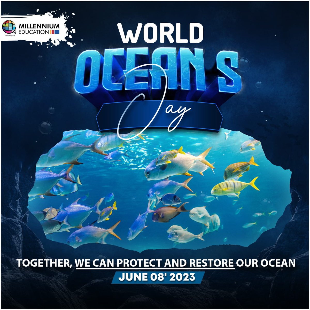 June 8, World Oceans Day is a way to highlight what ails our oceans and what can be done to protect them. 
#OceanClimateAction
