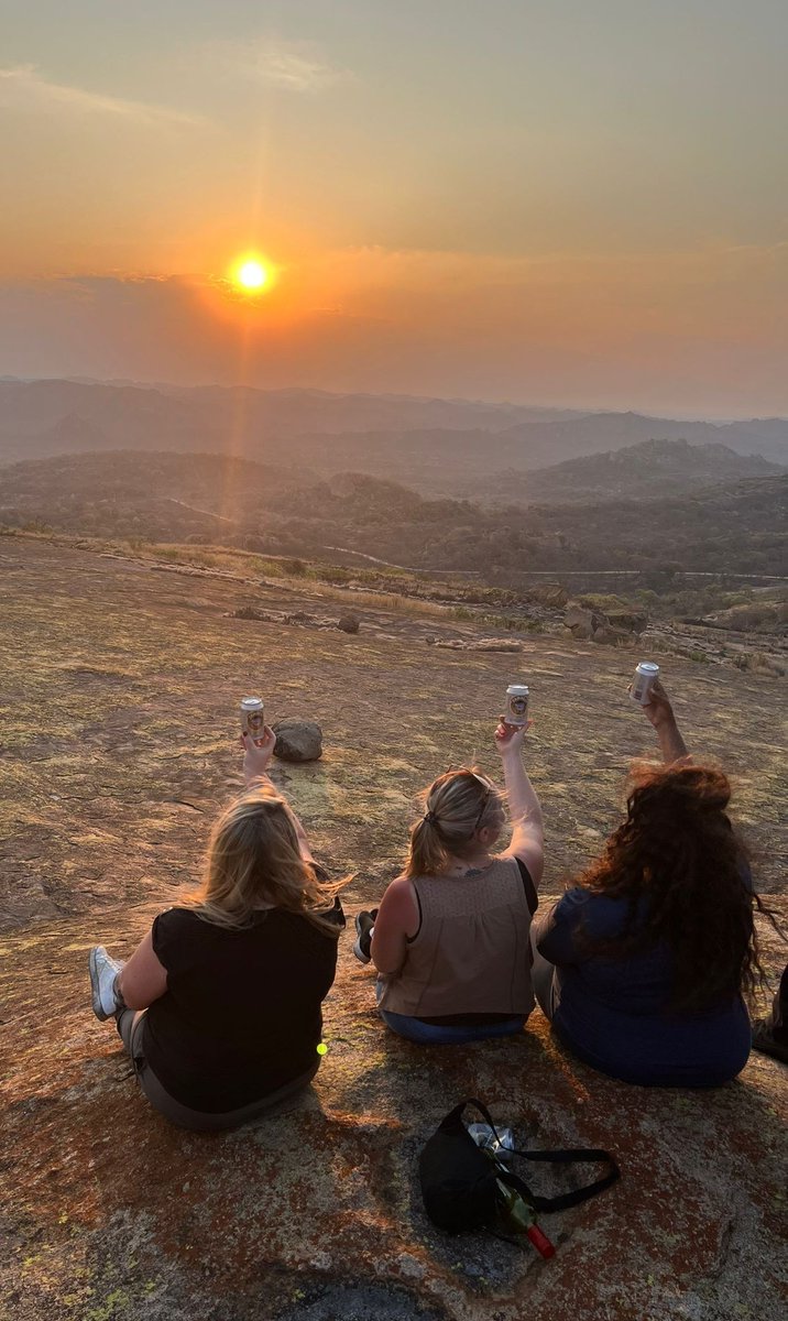 Some love & a cheers to the warm Matobo sunsets!
#VisitMatobo
#VisitBulawayo
#Vakatsha 
#Shanya
#VisitZimbabwe 
#AWorldofWonders
#ZimBho👍