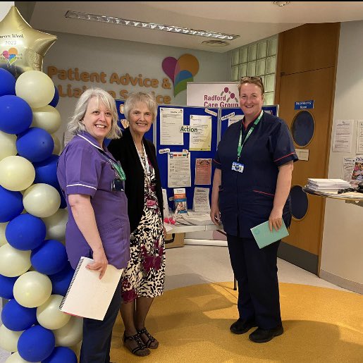 #CarersWeek2023 outside PALS B Floor QMC today, thanks for supporting @TrishCargill @KellyMorle @AlisonCargill2 @radfordcare lots of staff/patient engagement and signposting to services/support @KatieMoorePPI @nuhpatientgroup 😊👍🏻